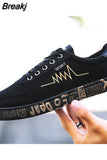 2023 Spring Summer Canvas Shoes Men Sneakers Low top Black Shoes Men's Casual Shoes Male Brand Fashion