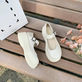 2024, The New Spring And Summer Mary Jane Shoes Loose Cake Bottom Bow Students JK All Kinds Of Sweet