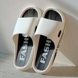 Men New Summer Slippers Fashion EVA Soft Bottom Casual Slides Light Beach Shoes Male Non-Slip Home Bathroom Sandals and