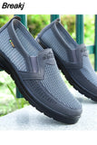Men'S Casual Shoes Men Summer Style Mesh Flats For Men Loafer Creepers Casual Shoes Comfortable shoes 38-48