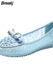 2023 Sandals Women Summer Shoes Breathable Female Shoes Ladies Slip on Flat Platform Sandals Shoes Woman Flats Loafers