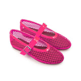 Breakj New Catwalk Shoes High Fixed Mesh Ins Niche Design Round Head Ballet Single Shoe