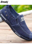 Men Shoes Denim Lace-Up Casual Shoe Plimsolls Breathable Male Footwear Spring Sneakers 2023