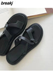 Wedge Slippers Female Slide Women Casual Flip Flops Brand Sandal 2023 Luxury Soft Flat Beach Shoes Green Sandalias