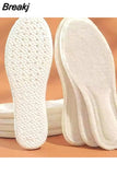 Sweat Absorption Plush Insole for Women Insoles Memory Foam Warm Insoles Sport Support Insert Feet Shoe