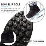Women's Waterproof Winter Boots Non Slip Thick Plush Snow Boots for Women 2023 New Rabbit Fur Warm Cotton Padded Shoes Plus