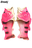 Slippers Man Footwear Family Shoes Parent-child Sandals Plus Size 24-47 Summer Beach Shoes Boys Unisex Fish Slippers
