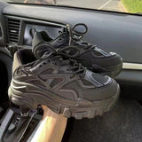 Women Sneakers Black White Versatile Sports Shoes Lace Up High Height Breathable Shoes for Women Casual Tennis