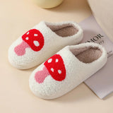 2023 New Cartoon Graphic Warm Indoor Slippers Women Cute Soft Sole Winter Shoes for Home Anti-Slip Thick Plush