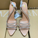 Breakj Home 2025 New Women's Shoes Fashion Pointy Fish Mouth With Water Drill Fine High Heel And High Heel