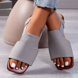 Women Flat Sandals 2024 Leather Slingbacks Sandal Rome Style High Quality Summer Ladies Shoes Open Toe White