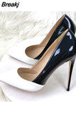 black pointed toe 12cm 10cm 8cm high heels work office concise daily wear leisure size 33-45 women pumps QP193