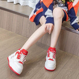 Breakj Style High Help Dad Shoes Casual Shoes Female Ins Tide New Versatile Running Sneakers Increased Platform Women's