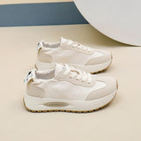 Breakj Korean Version Net Low Help Dad Shoes Female 2025 Summer New Breathable Students Sports Increase Leisure