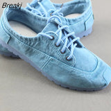 Summer New Style Women's Singles Shoes Old Beijing Cloth Shoes Denim Canvas Shoes +Pure hand embroidered insole HOT