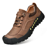 Leather Shoes Men lace up Casual Sneakers outdoor Soft cow Leather Men Shoes Moccasins Tooling Shoes men