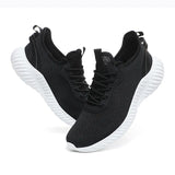 Size 48 Men Sneakers Summer Running Shoes Mesh Breathable Light Comfortable Casual Shoe for Men Training Jogging White