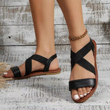 Breakj Sandals Summer New Fish Mouth Cross Fashion Comfortable Tight Feet Large Size Women's