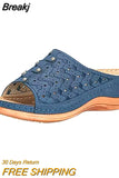 Women Sandals Summer Shoes Woman Wedge Heels Sandals Plus Size Flip Flops Drop Shipping Wedges Shoes Sandalias