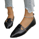 New Spring And Autumn Sharp Head Low Flat Soft Base Soft Bottom Casual Comfortable Single Shoes
