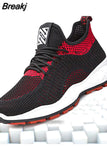 Men Casual Sneakers Light Breathable Sports Black Tennis Shoes Running Shoes for Man Trainer Male