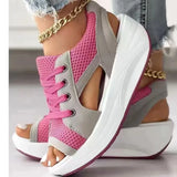 Breakj Hed Sandals Women 2025 Summer New Large-Size Sports Sandals Laces With Rocking