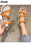 Women Shoes Summer Casual Flat Sandals Comfortable House Slippers Female Fashion Hollow Out Beach Slides Schoenen