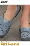 Women Shoes 2023 Trendy Hollow Breathable Casual Shoes Women Size 43 Sport Sandals Flat Loafers Sandalis Zapatos
