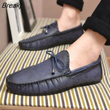 Leather Loafer Shoes Men Soft Comfortable Driving Shoes Men Moccasins Footwear Mokasin Kasual For Men