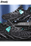 NEW Summer Men's Thin Tide Shoes Hollow Breathable Men's Tide Brand Sneakers Running Net Shoes Youth Blade