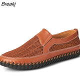 Large Size Men's Loafers Comfortable Men's Casual Loafers Breathable Mesh Men's Shoes Non-slip Lightweight Men's