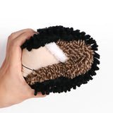 Cute Winter Warm Cute Cotton Slippers Thicken Plus Velvet Cartoon Hedgehog Floor