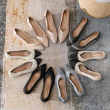 Women Wedge Increase Knitting Shoes Summer New Pointed Casual Slip on Comfortable Loafers Shoes Female Breathable Walking