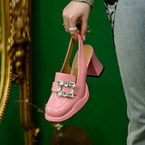 Women Sandals Sexy High Heels Slip-On Women Shoes Thick Heels Platform Fashion Summer Female Pumps New