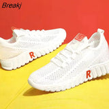 Casual Sneakers Ladies Shoes Mesh Soft Sole Running Shoes Platform Sports Shoes Woman Comfortable Light Breathable