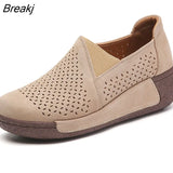 Sneakers for Women Fashion Platform Korean Version Rocking Shoes Female Slip on Casual Flat Warm Loafers Retro Mon
