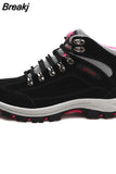 Sneakers Plush Women Hiking Shoes Women's Camping Sneakers Breathable Shoes Plus Size 35-46 Slip-on Keep Warm De