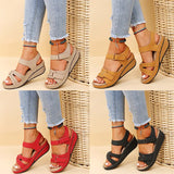 Summer Wedge Sandals for Women New Fashion Non Slip Beach Shoes Woman Lightweight Casual Platform Sandalias Mujer Plus