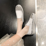 Women Flats Shoes Loafers Shallow Slip on Spring Autumn Fashion Round Toe Platform Sweet Flat Casual Comfortable Shoes