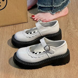 buckle Lolita Shoes Women Japanese Mary Jane Shoes Women Vintage Girls Students JK Uniform High Heel Platform Shoes