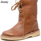 BRCCHENXI Autumn Winter Women Snow Boots Short Tube Short Boots Add Thick Flat Heel Keep Warm Girl Cotton Shoes WOMAN