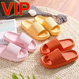 Link Men Women Thick Platform Home Slippers Fashion Non-Slip Eva Bathroom Slides Woman Sandals 2023 Summer Soft Flip