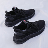 Fashion Spring Female Sneakers Women Shoes Korean Mesh Yellow Ladies Shoes Woman Lace Up Red Black Casual Shoes