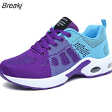 Women Running Shoes Breathable Mesh Outdoor Light Weight Sports Shoes Casual Walking Sneakers Tenis