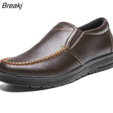 Arrival Genuine Leather Shoes Men Loafers Soft Comfortable Mens Business Shoes Flat Casual Footwear Male Brand Shoes