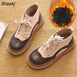Winter Shoes Women Snow Boots Thick Sole Fashion Brand Women Boots Elegant Ladies Ankle Boots Warm Cotton Shoes