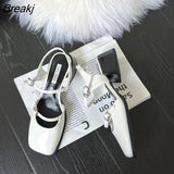 Women's Red Sandals 2023 Summer Square Toe Shoes Women's Buckle Solid Color Newest Wedding Party High Heels