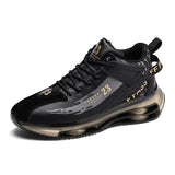 Men Sneakers Running Boots Fashion Outdoor Jogging Sports Shoes Mesh Breathable Cushioning Black Basket Footwear Male Big