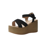 Comfortable Walking Shoes Sandals for Women Wedge Heel Summer New Fashion Platform Thick Bottom