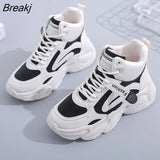 Women Warm Sneakers Platform Snow Boots 2022 Ankle Booties Female Causal Plush Shoes Cotton Ladies Boot Zapatos